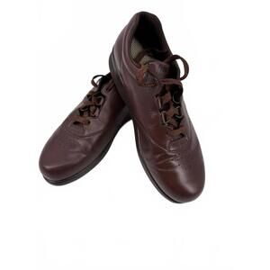 SAS Free Time Walking Shoes Sneakers Womens Size 8 Brown Leather Casual